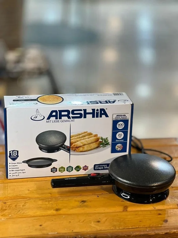 کریپ میکر حرفه ای مشکی عرشیا مدل CM116-2523